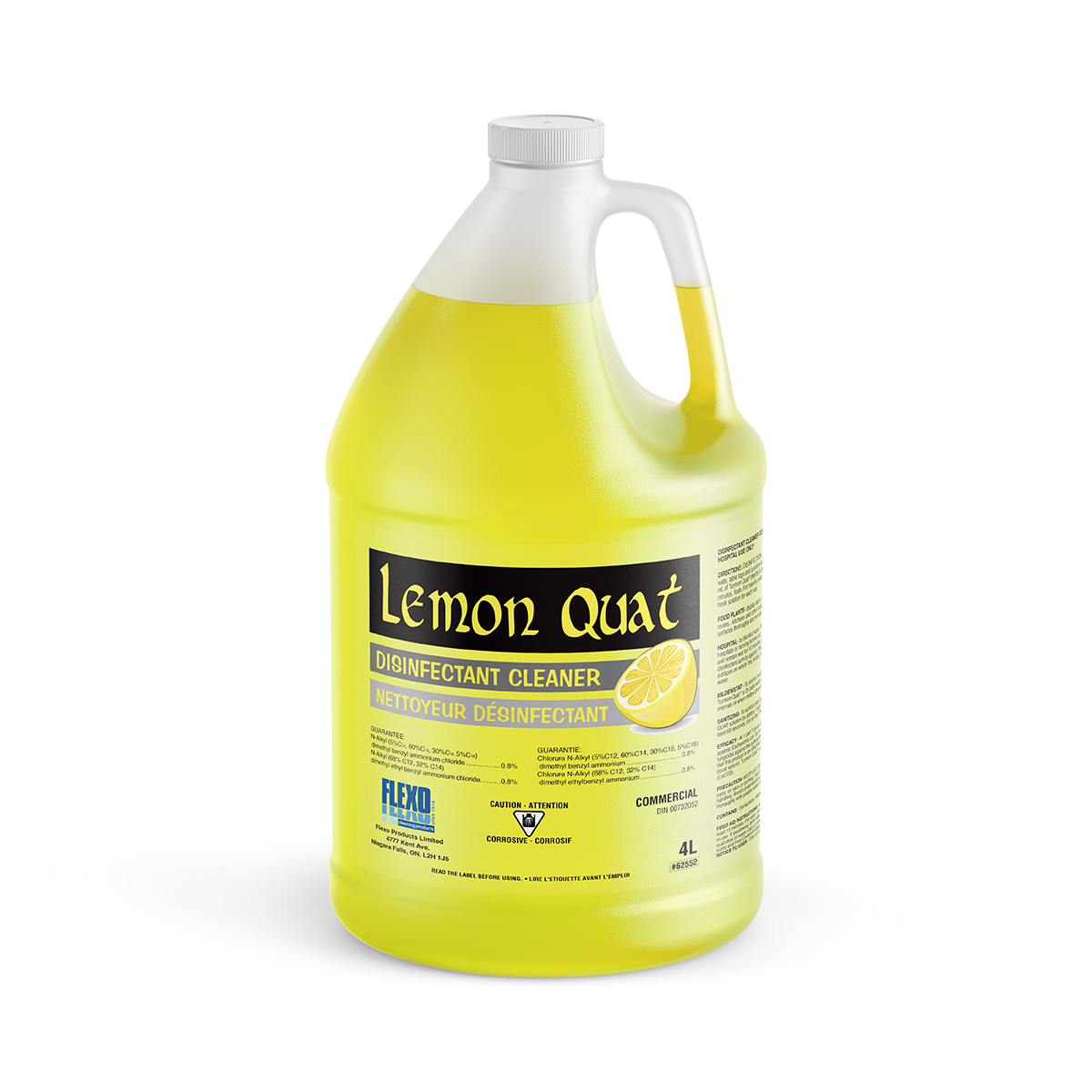 Lemon Quat Liquid Disinfectant Cleaner