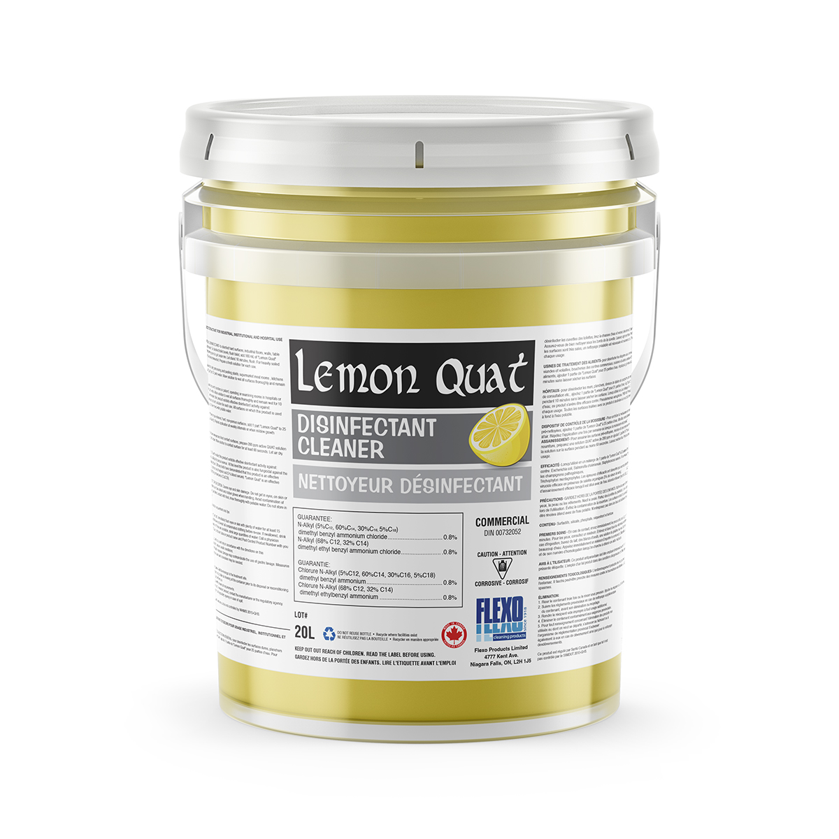 Lemon Quat Liquid Disinfectant Cleaner - Image 2