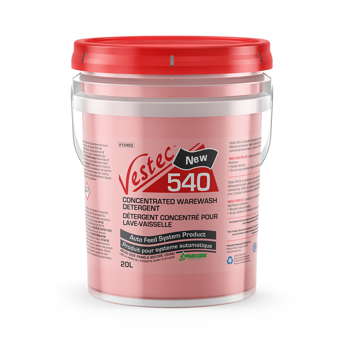 Vestec 540 Warewash Detergent (20L) - Image 2