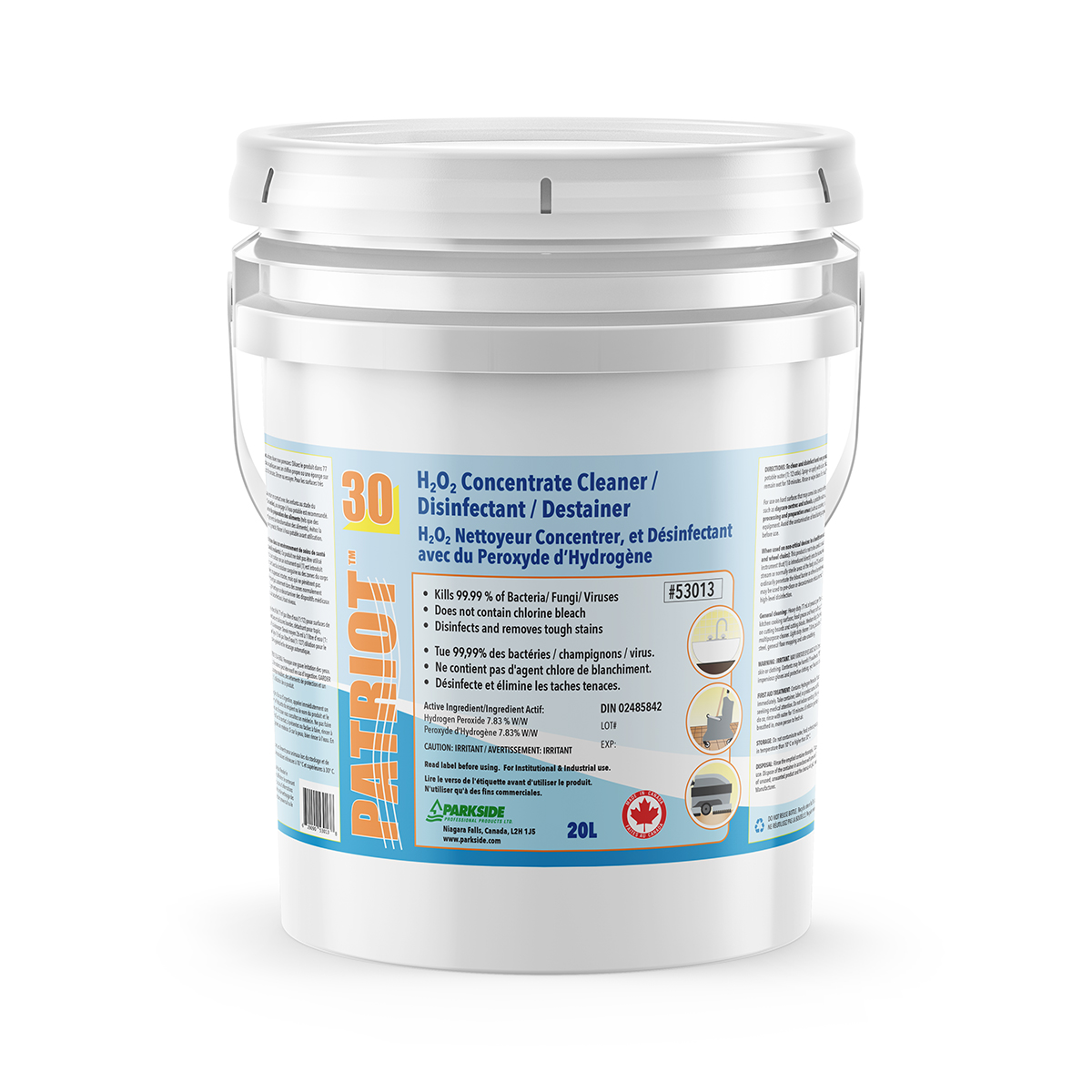 Patriot 30 Hydrogen Peroxide Cleaner and Stain Remover - Image 2