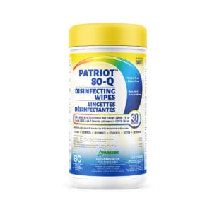 Patriot 80Q Disinfectant Wipes 30'